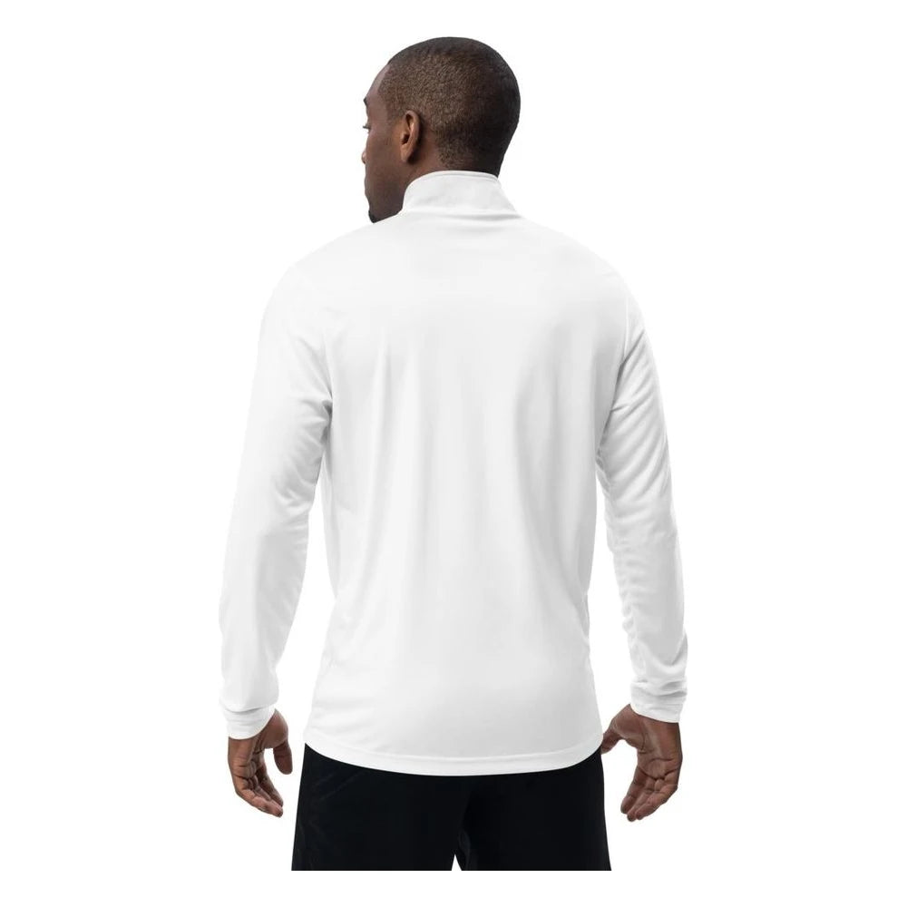 White, back view