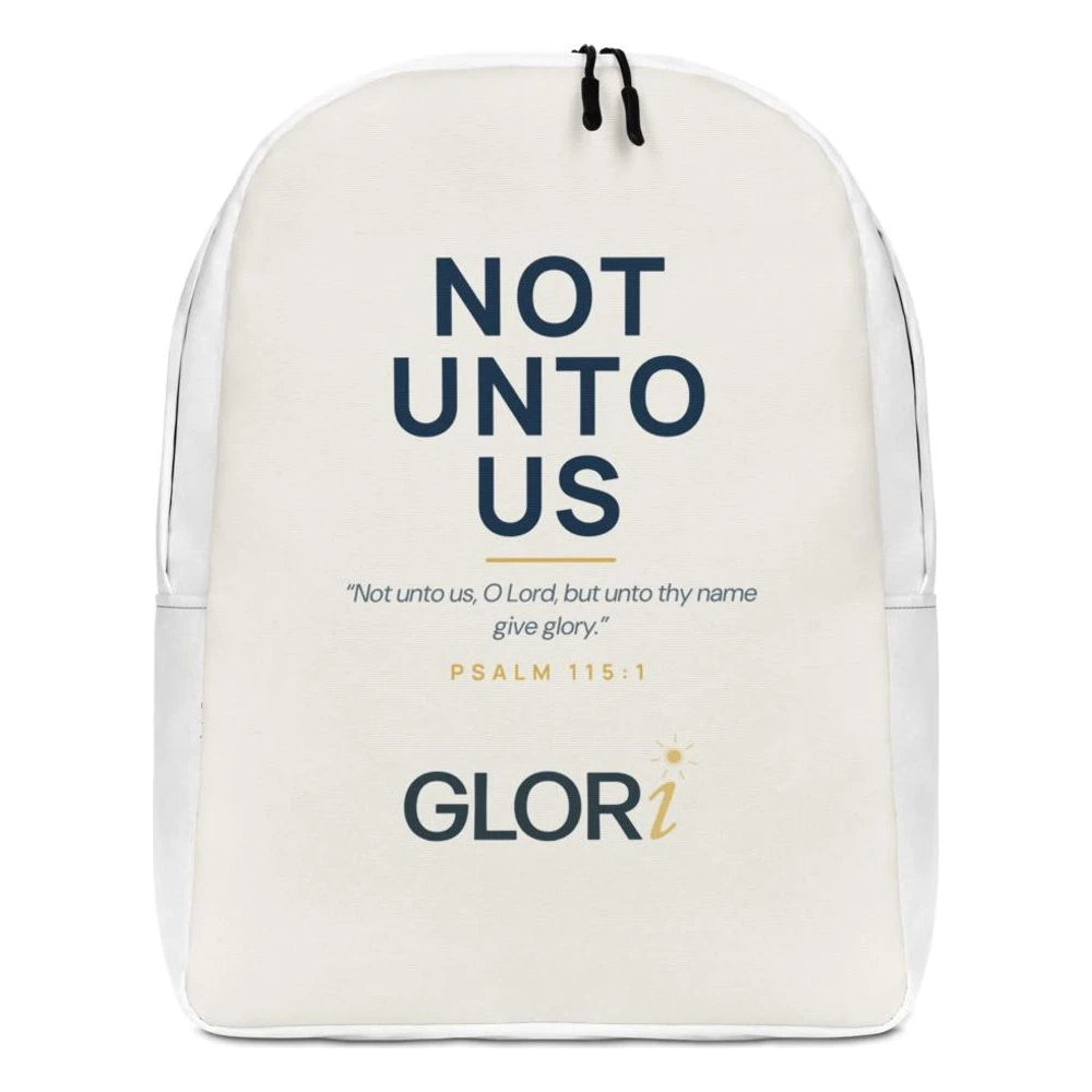 Minimalist Backpack — Not Unto Us — Cream