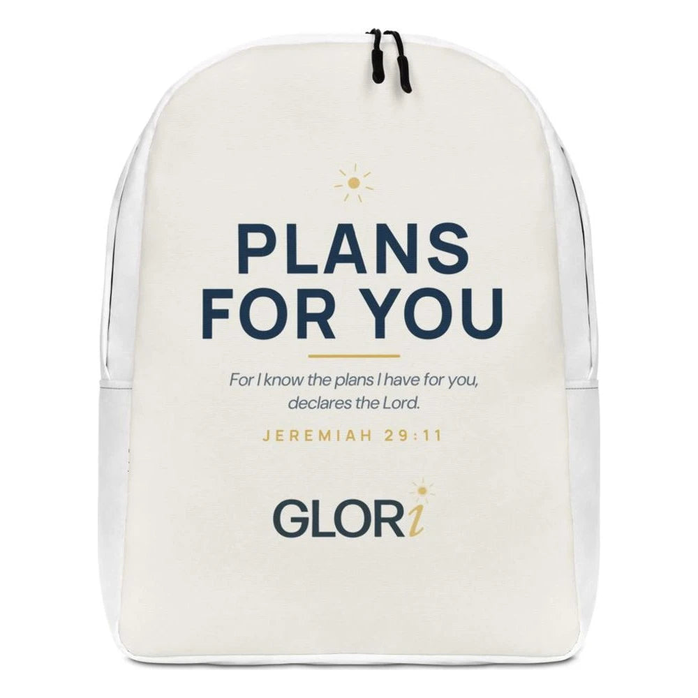 Minimalist Backpack — Plans for You — Cream