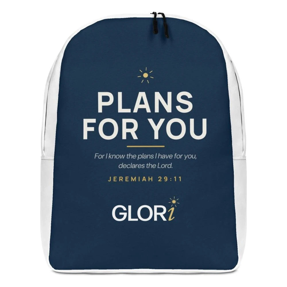 Minimalist Backpack — Plans for You — Navy