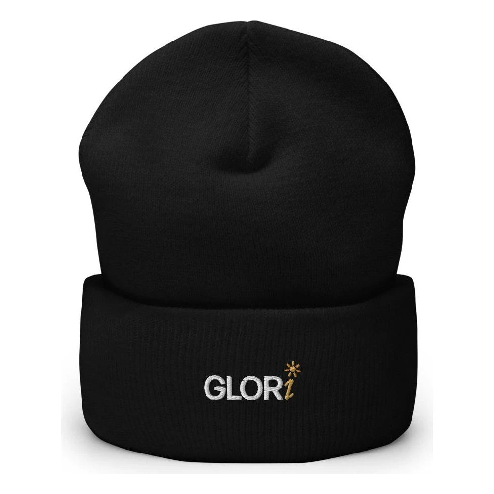 Black, front view