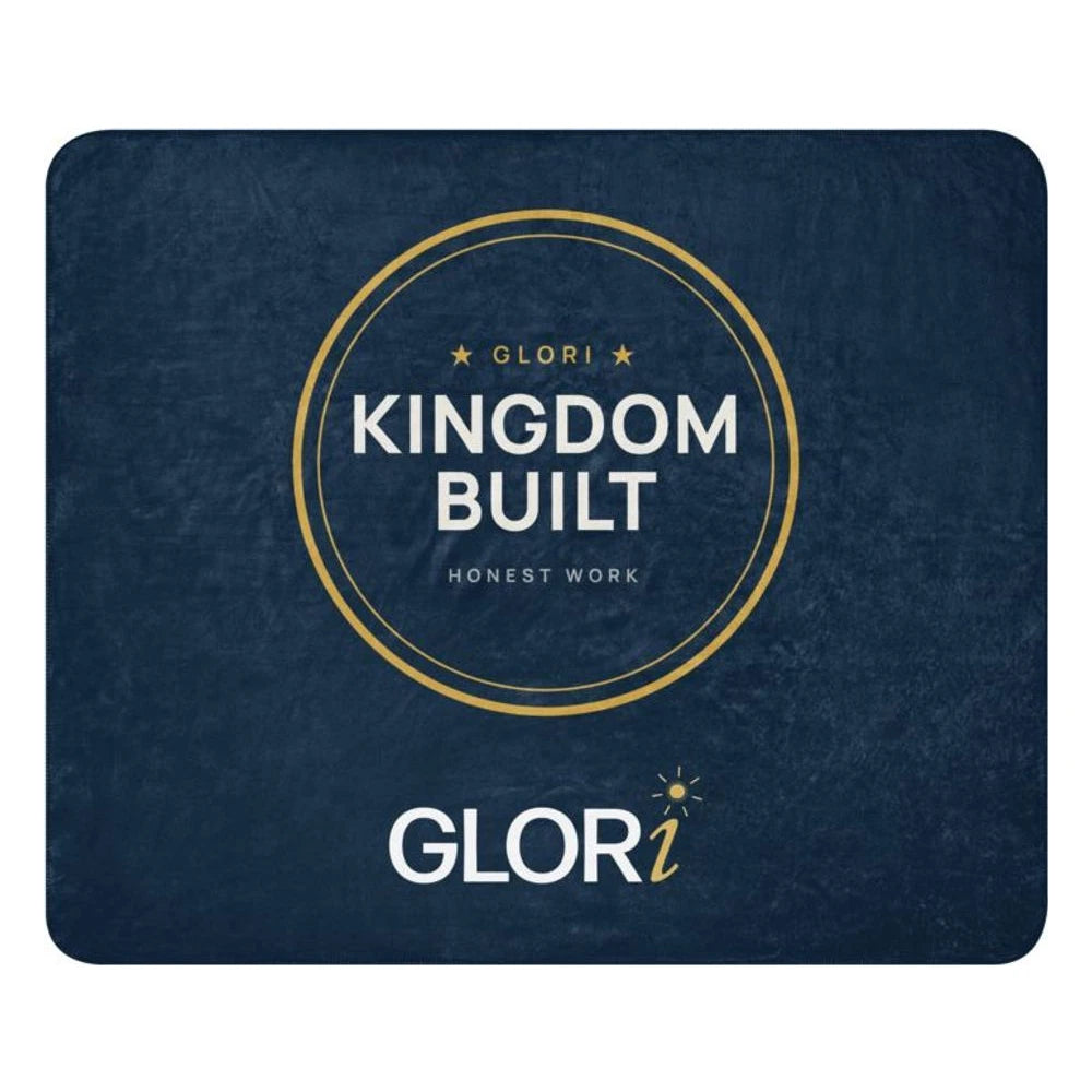 Sherpa Blanket — Kingdom Built — Navy