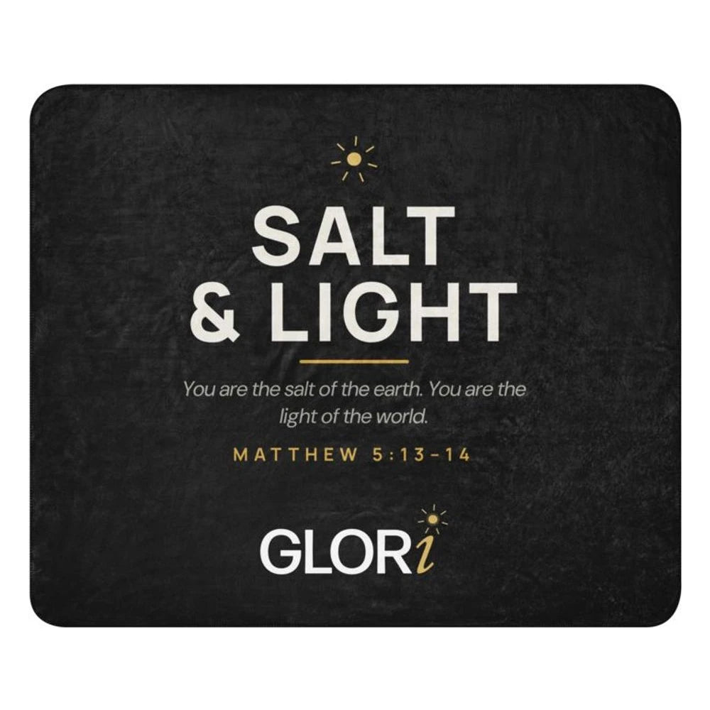 Sherpa Blanket — Salt and Light — Black