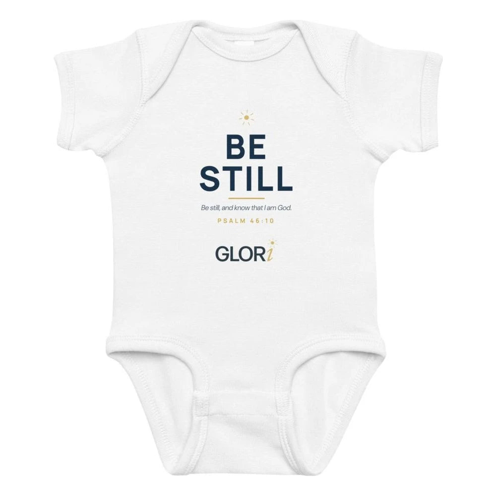 Baby Bodysuit — Be Still — White