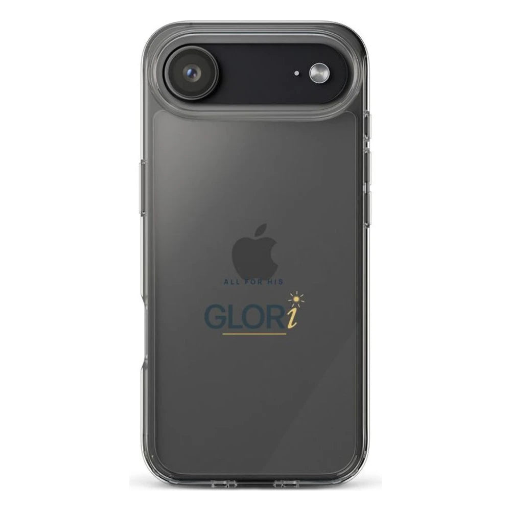 Clear Case — All for His GLORi — Navy — iPhone 17 Air