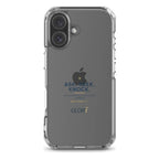 Clear Case — Ask, Seek, Knock — Navy — iPhone 16