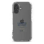 Clear Case — Lamp to My Feet — Navy — iPhone 16