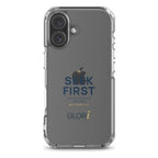 Clear Case — Seek First — Navy — iPhone 16