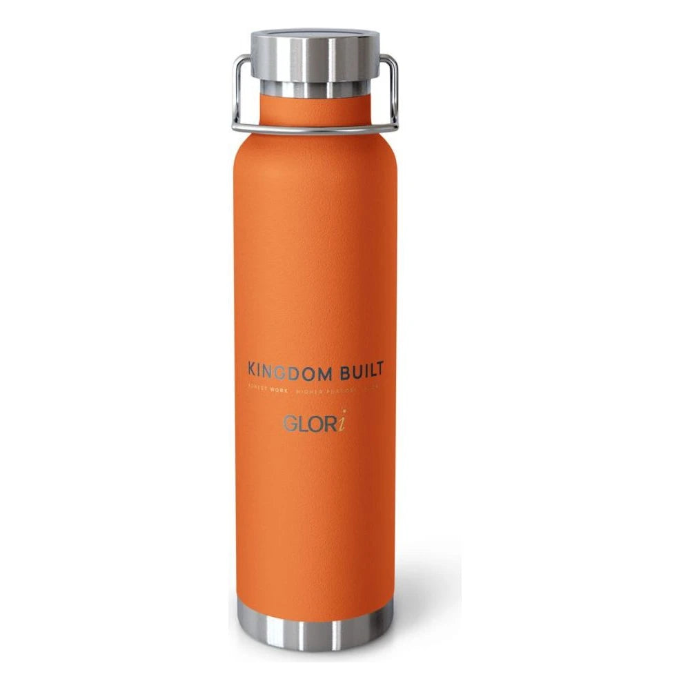 Copper Insulated Bottle — Kingdom Built — Orange