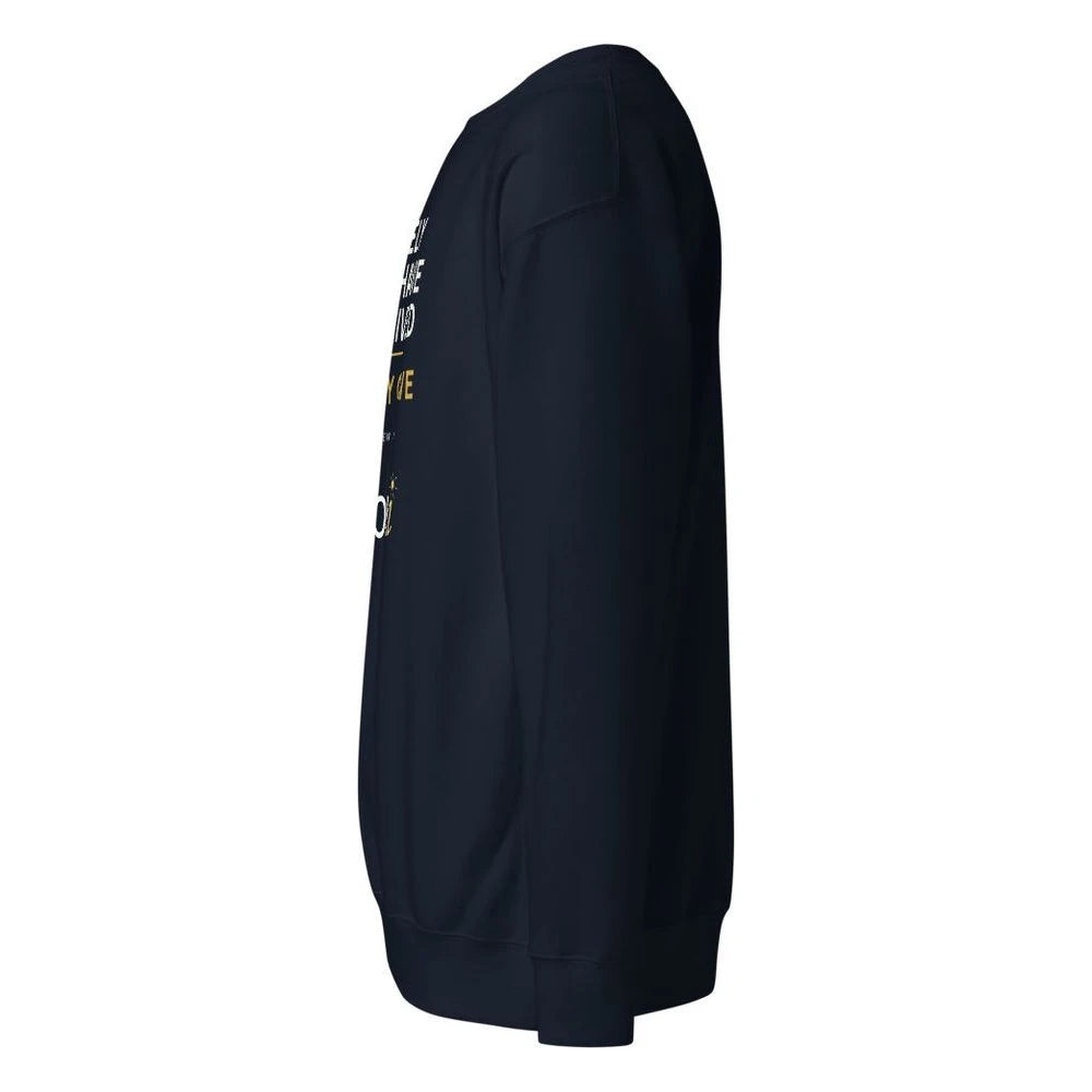 Navy Blazer, left side view
