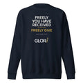 Navy Blazer, front view
