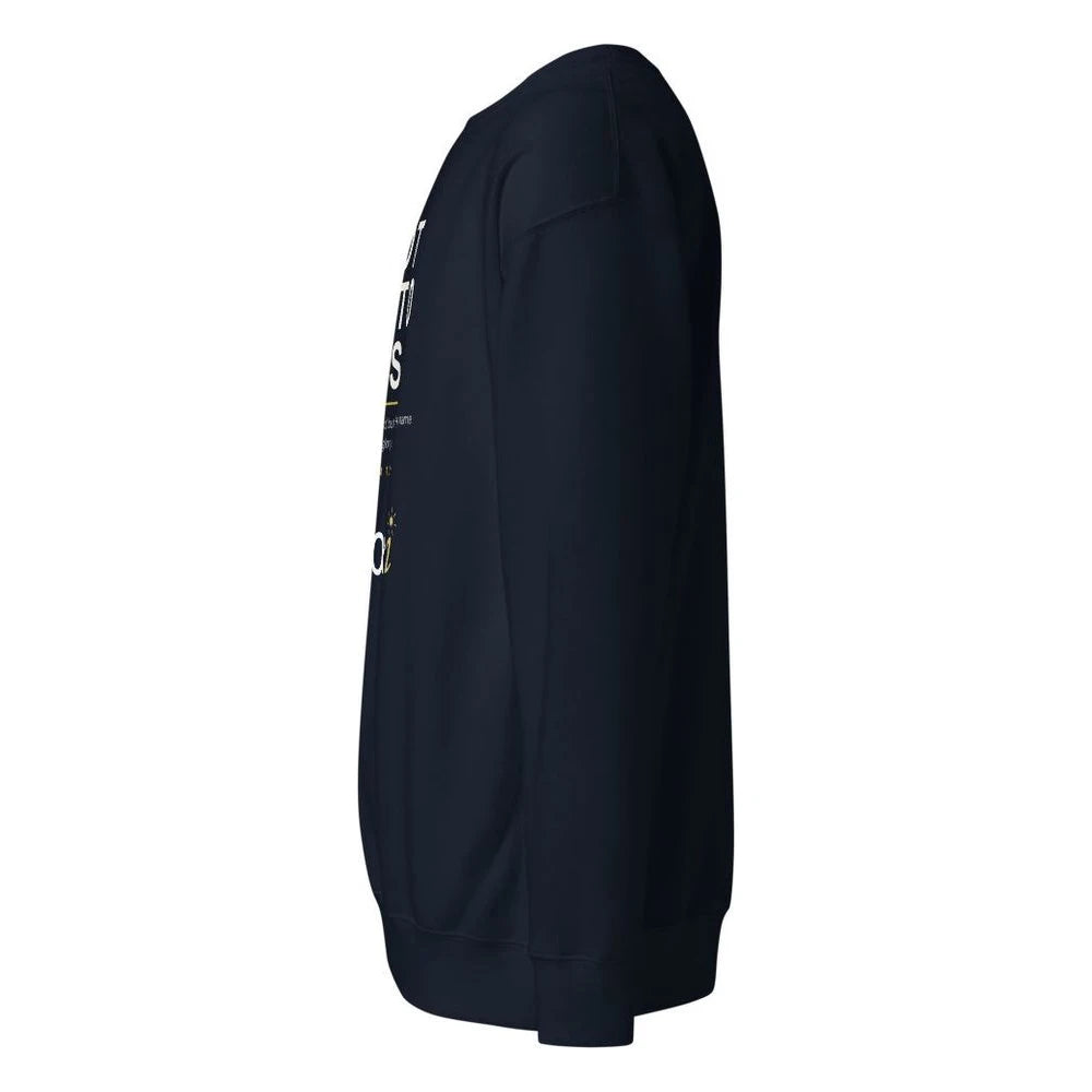 Navy Blazer, left side view