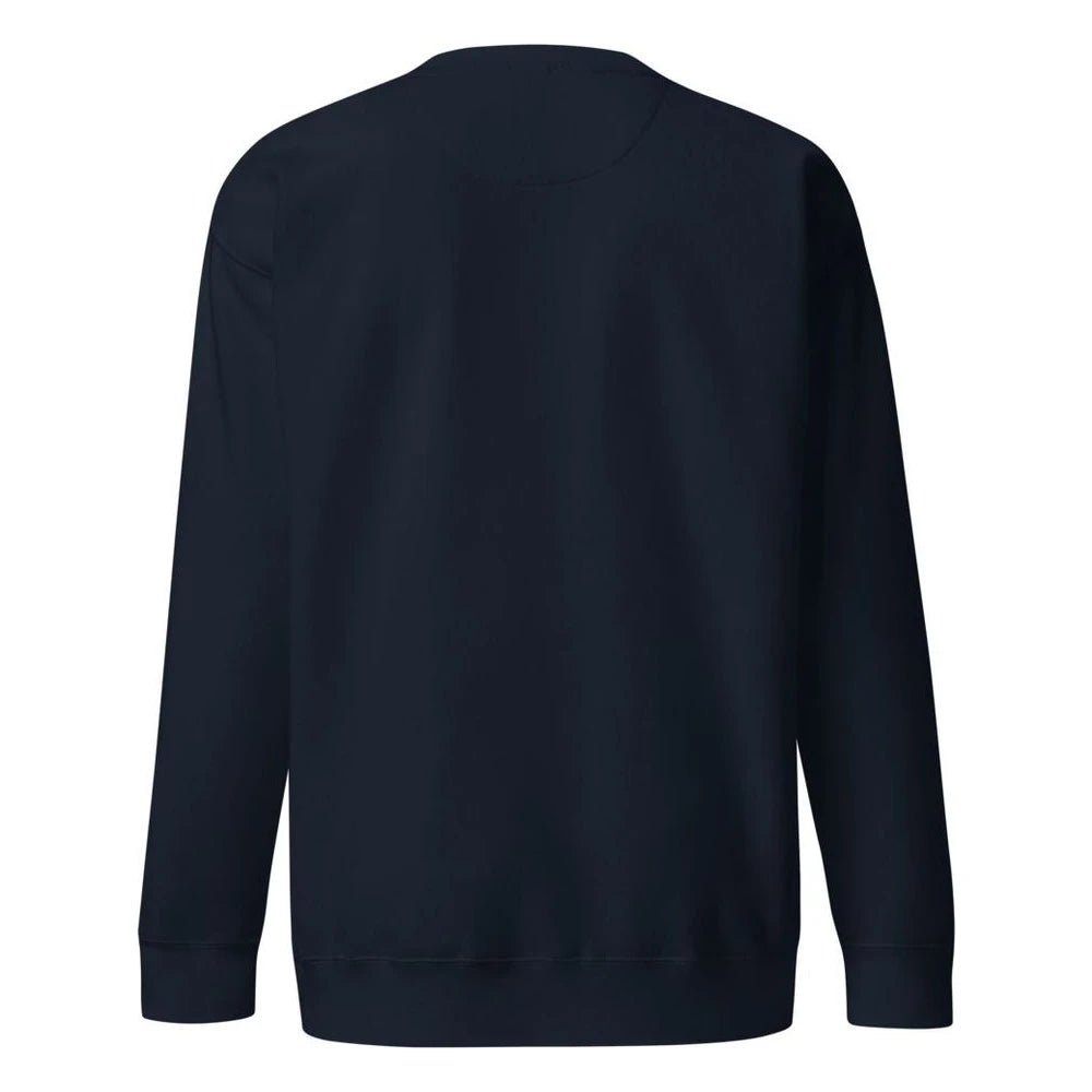 Navy Blazer, back view