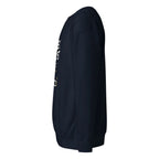 Navy Blazer, left side view