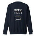 Navy Blazer, front view