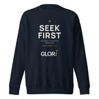 Navy Blazer, front view