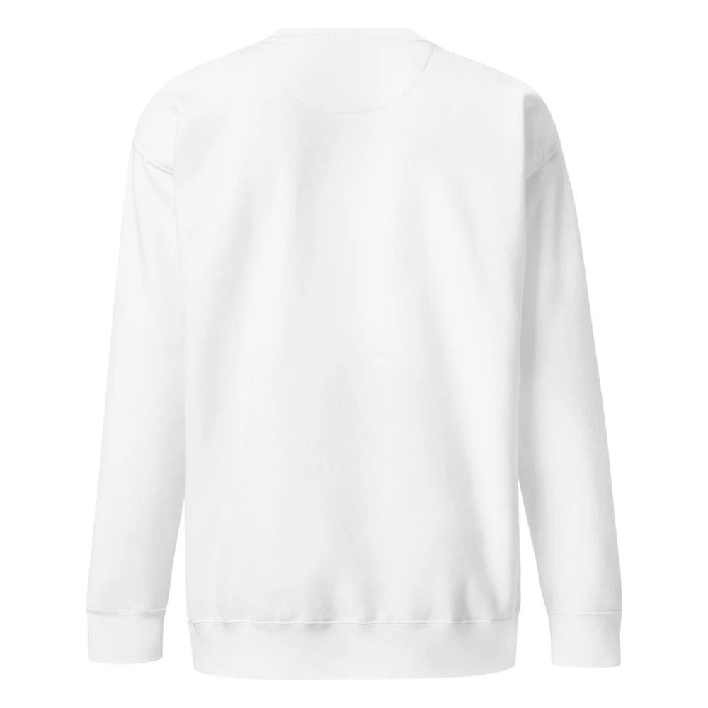 White, back view