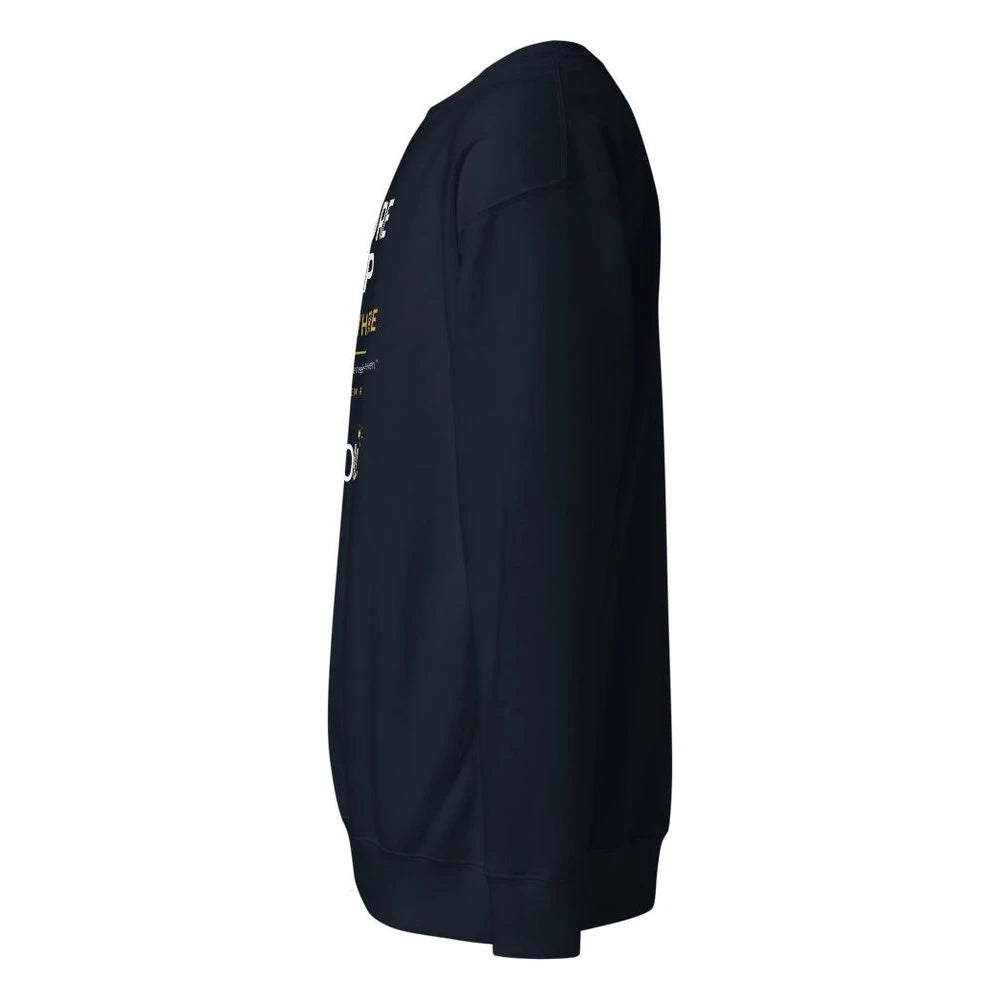 Navy Blazer, left side view