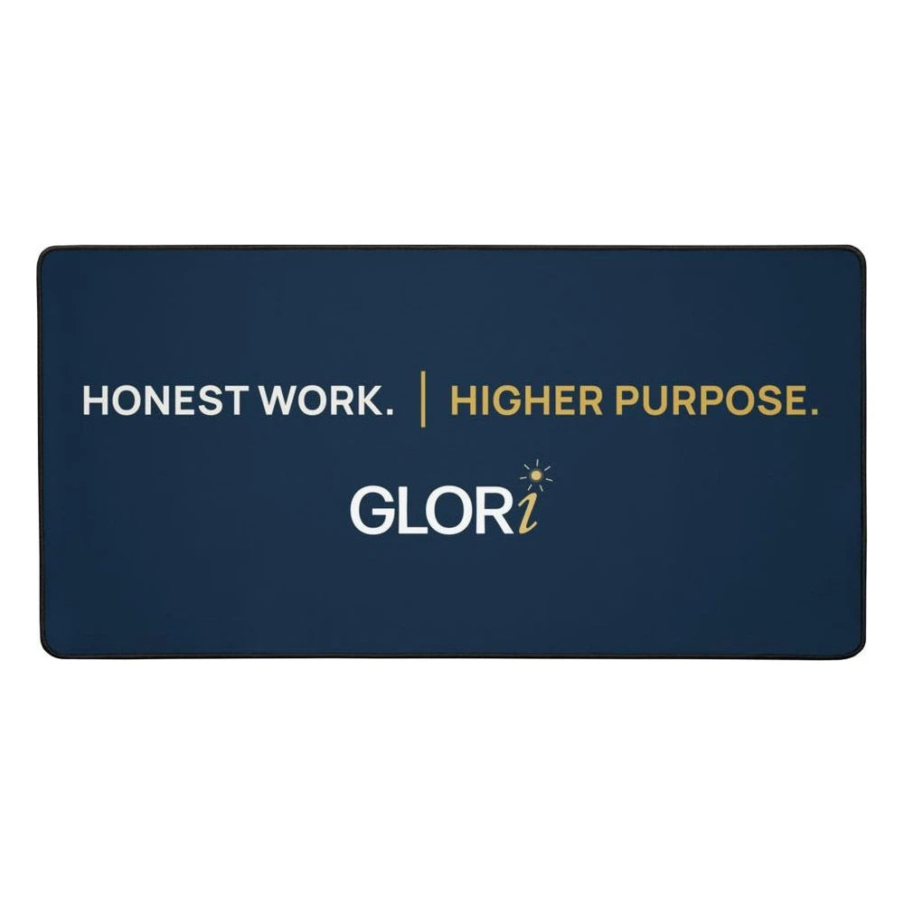 Desk Mat — Honest Work. Higher Purpose. — Navy
