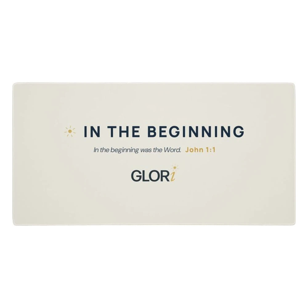 XL Desk Pad — In the Beginning — Cream