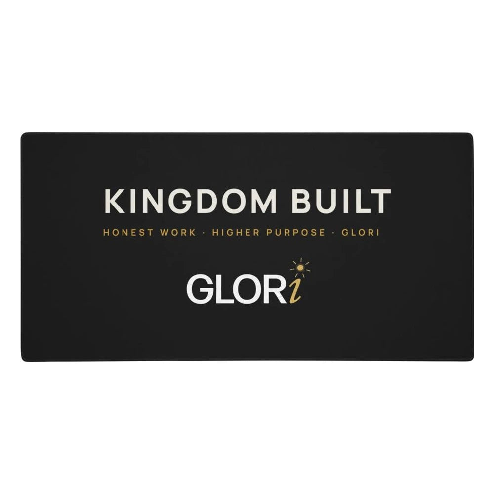 XL Desk Pad — Kingdom Built — Black
