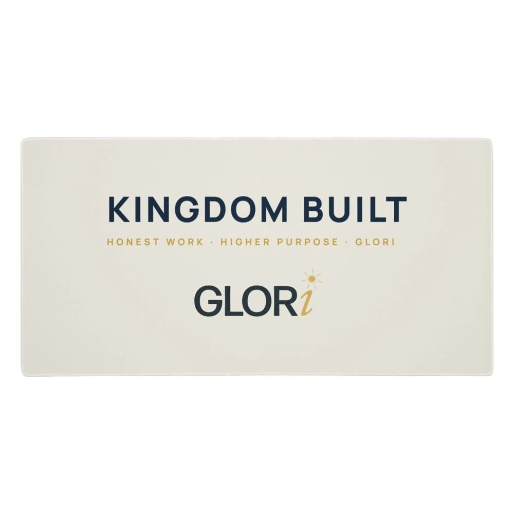XL Desk Pad — Kingdom Built — Cream