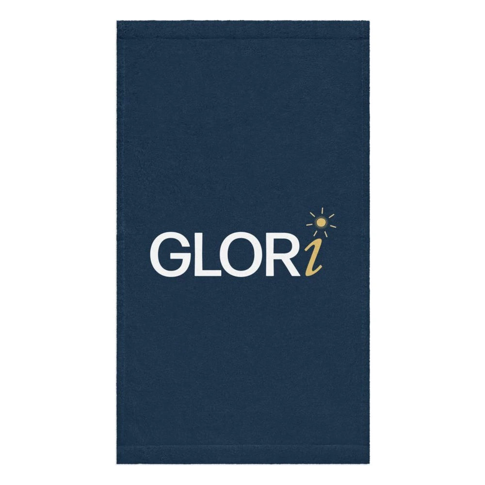 GLORi Hand Towel — Printful hand towel, 16″ × 28″