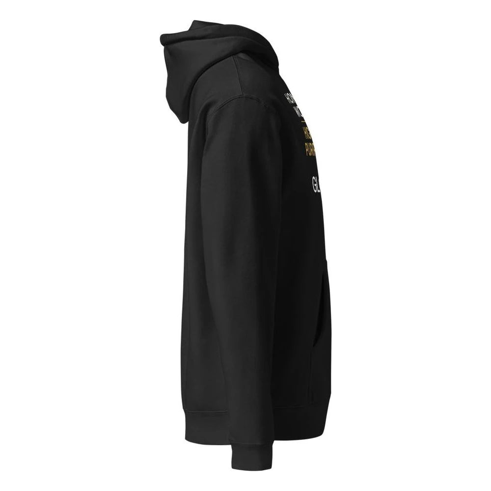 Black, right side view