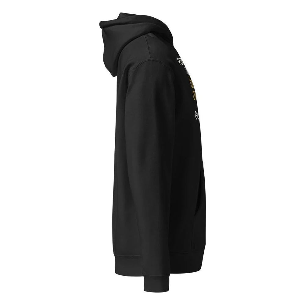 Black, right side view