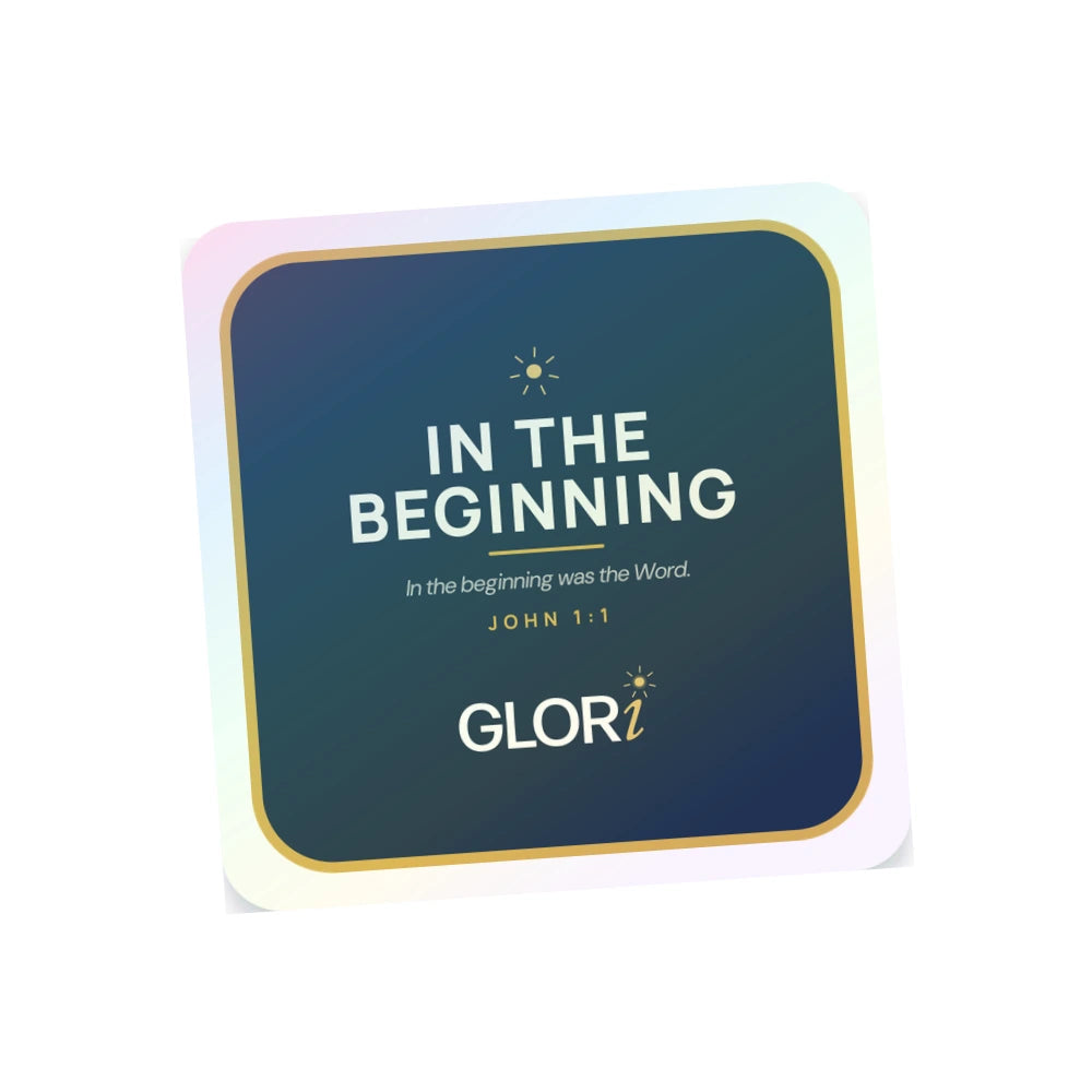 Holographic Sticker — In the Beginning