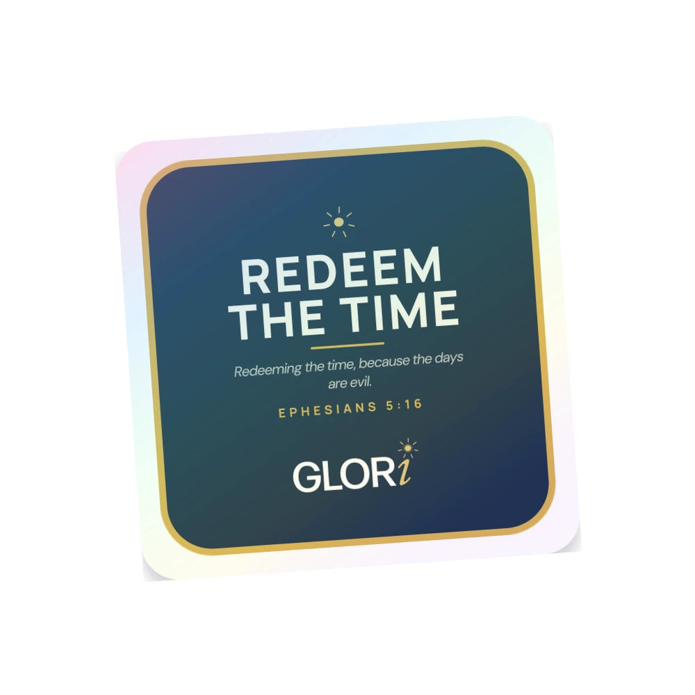 Holographic Sticker — Redeem the Time