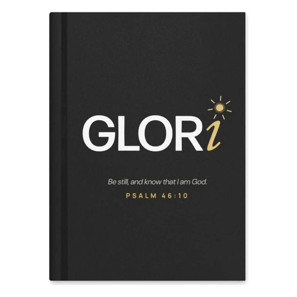 Hardcover Journal — Be Still — Black