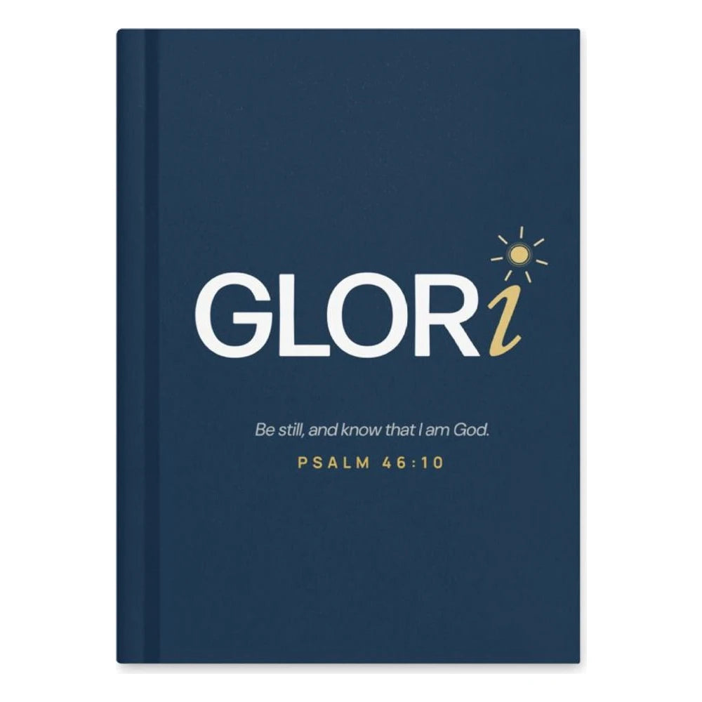 Hardcover Journal — Be Still — Navy