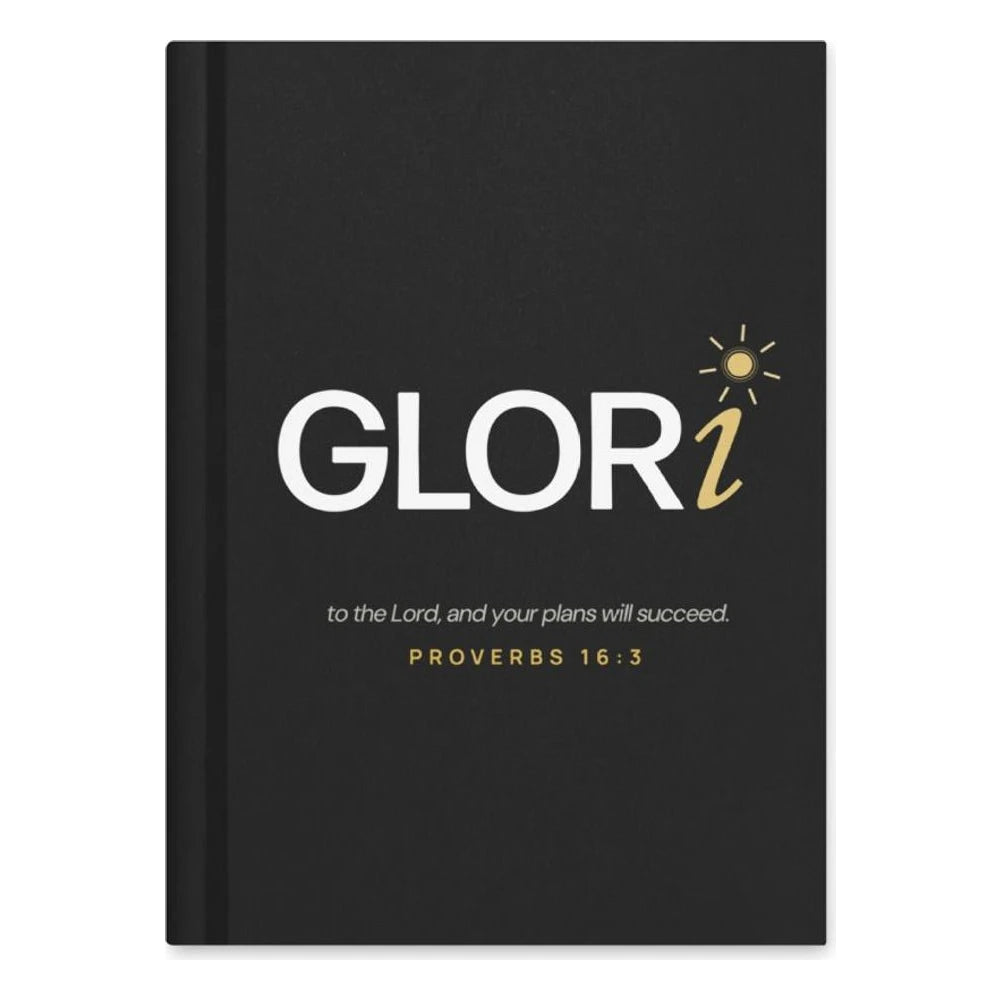 Hardcover Journal — Commit Everything — Black