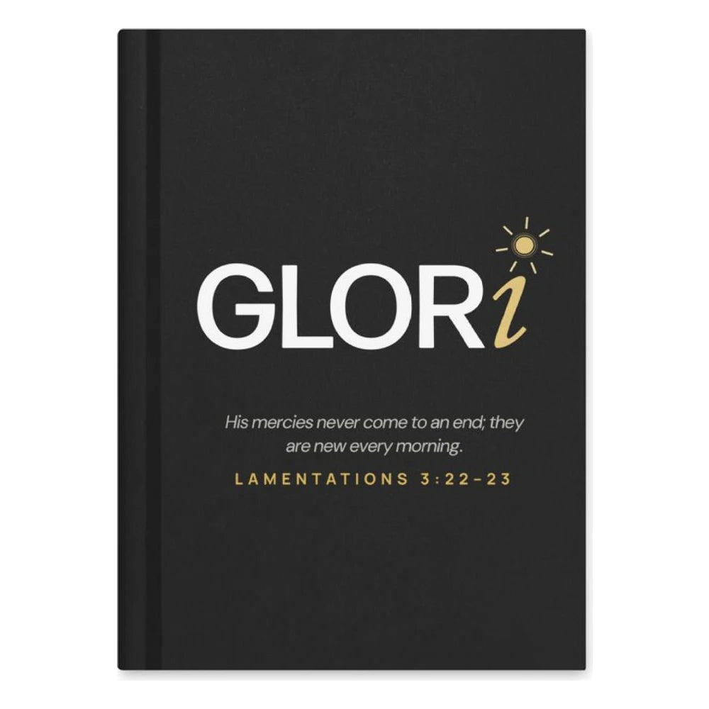 Hardcover Journal — New Every Morning — Black