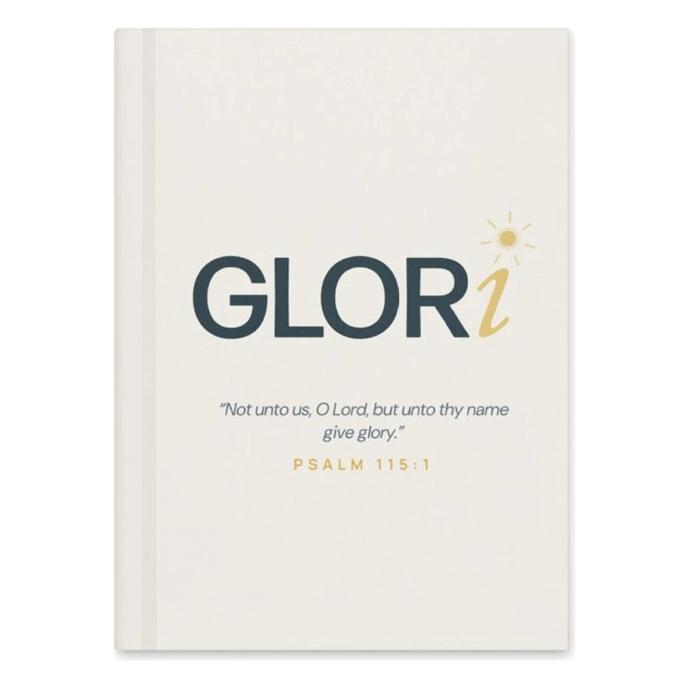 Hardcover Journal — Not Unto Us — Cream