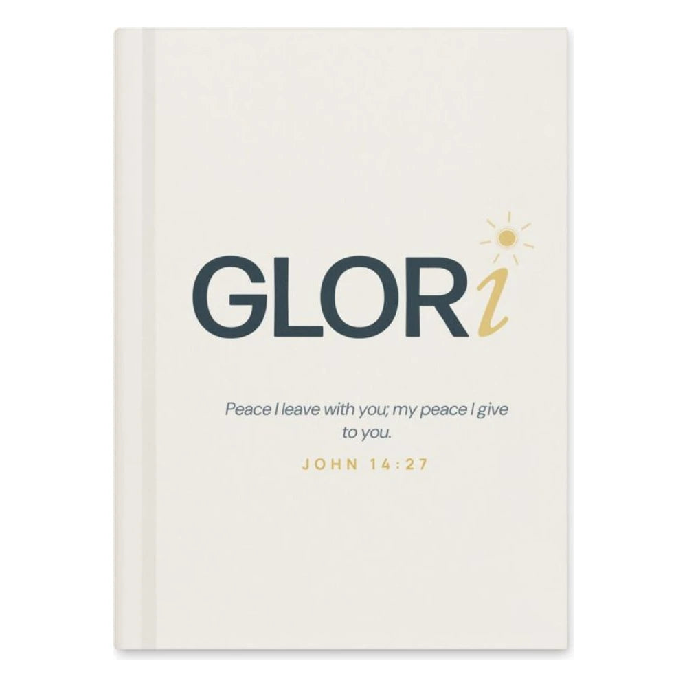 Hardcover Journal — Peace I Leave With You — Cream