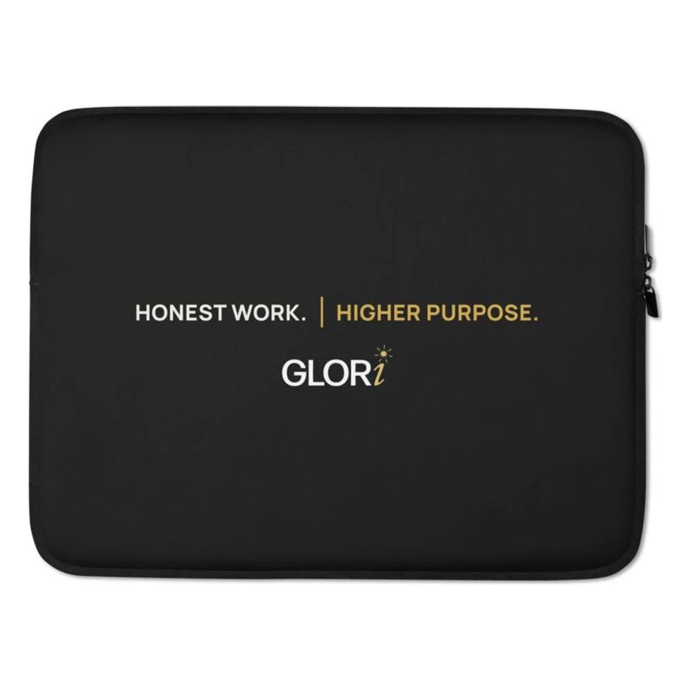 Laptop Sleeve — Honest Work. Higher Purpose. — Black