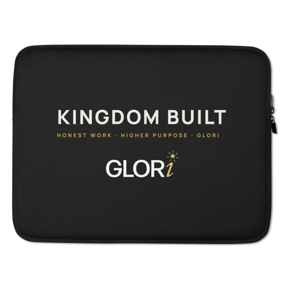 Laptop Sleeve — Kingdom Built — Black