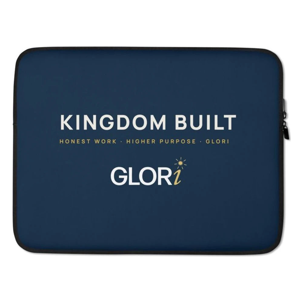 Laptop Sleeve — Kingdom Built — Navy