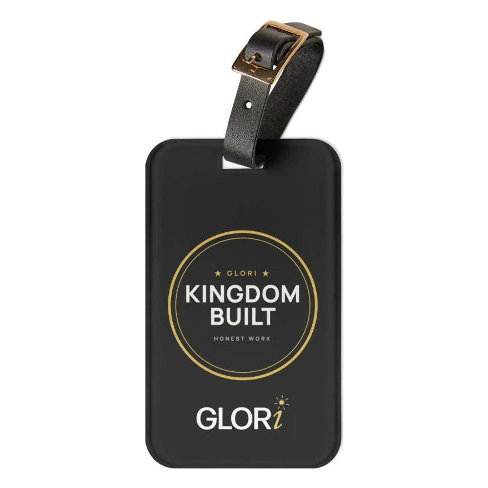 Luggage Tag — Kingdom Built — Black