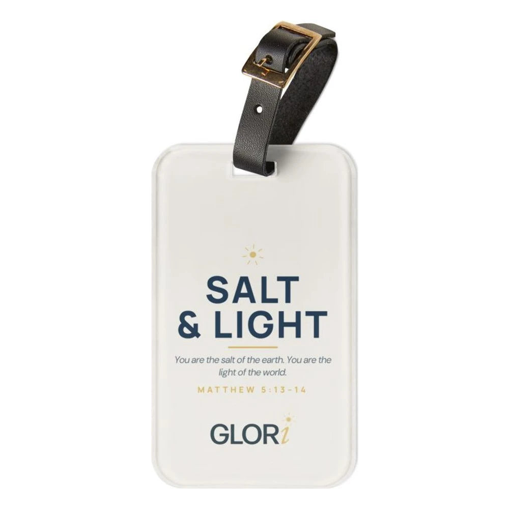 Luggage Tag — Salt and Light — Cream