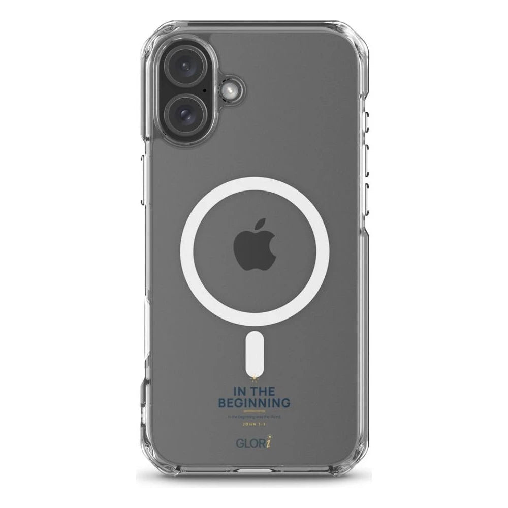 MagSafe Clear Case — In the Beginning — Navy — iPhone 16 Plus