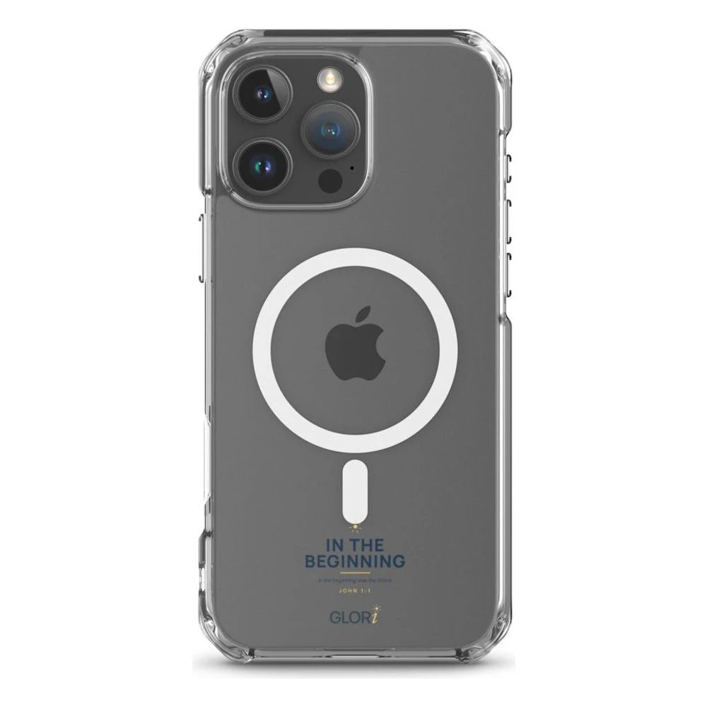 MagSafe Clear Case — In the Beginning — Navy — iPhone 16 Pro Max
