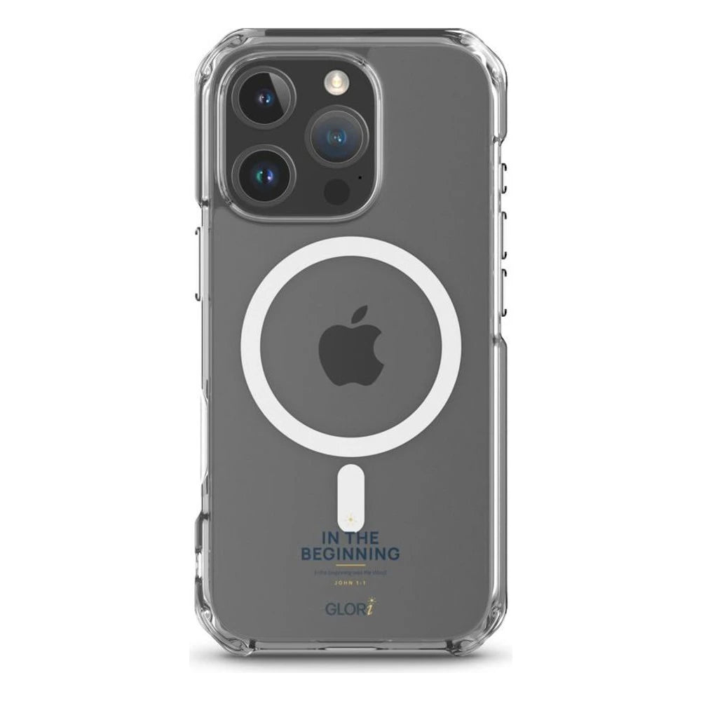 MagSafe Clear Case — In the Beginning — Navy — iPhone 16 Pro