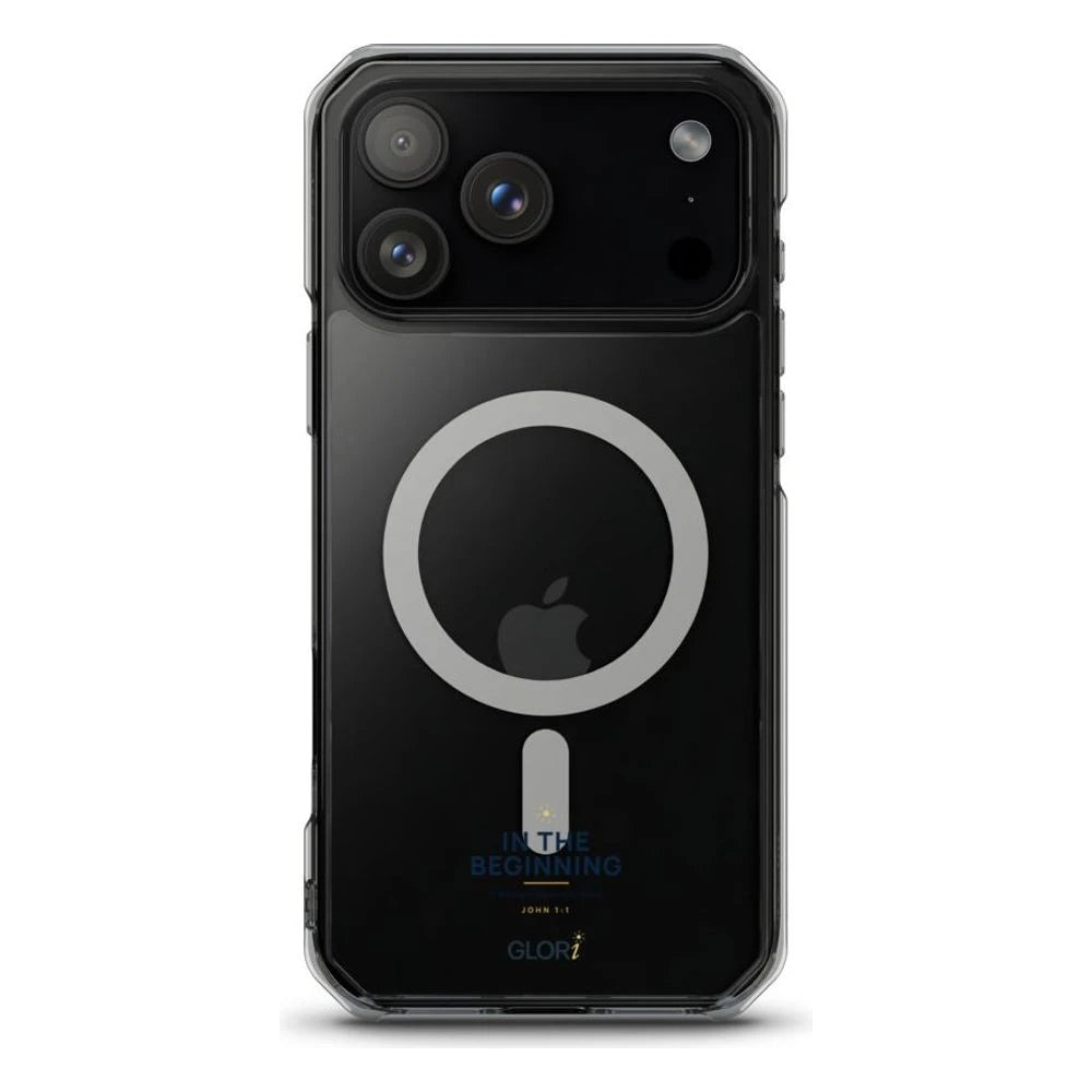 MagSafe Clear Case — In the Beginning — Navy — iPhone 17 Pro Max