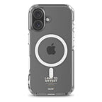 MagSafe Clear Case — Lamp to My Feet — White — iPhone 16