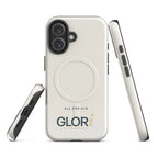 MagSafe Tough Case — All for His GLORi — Cream — iPhone 16