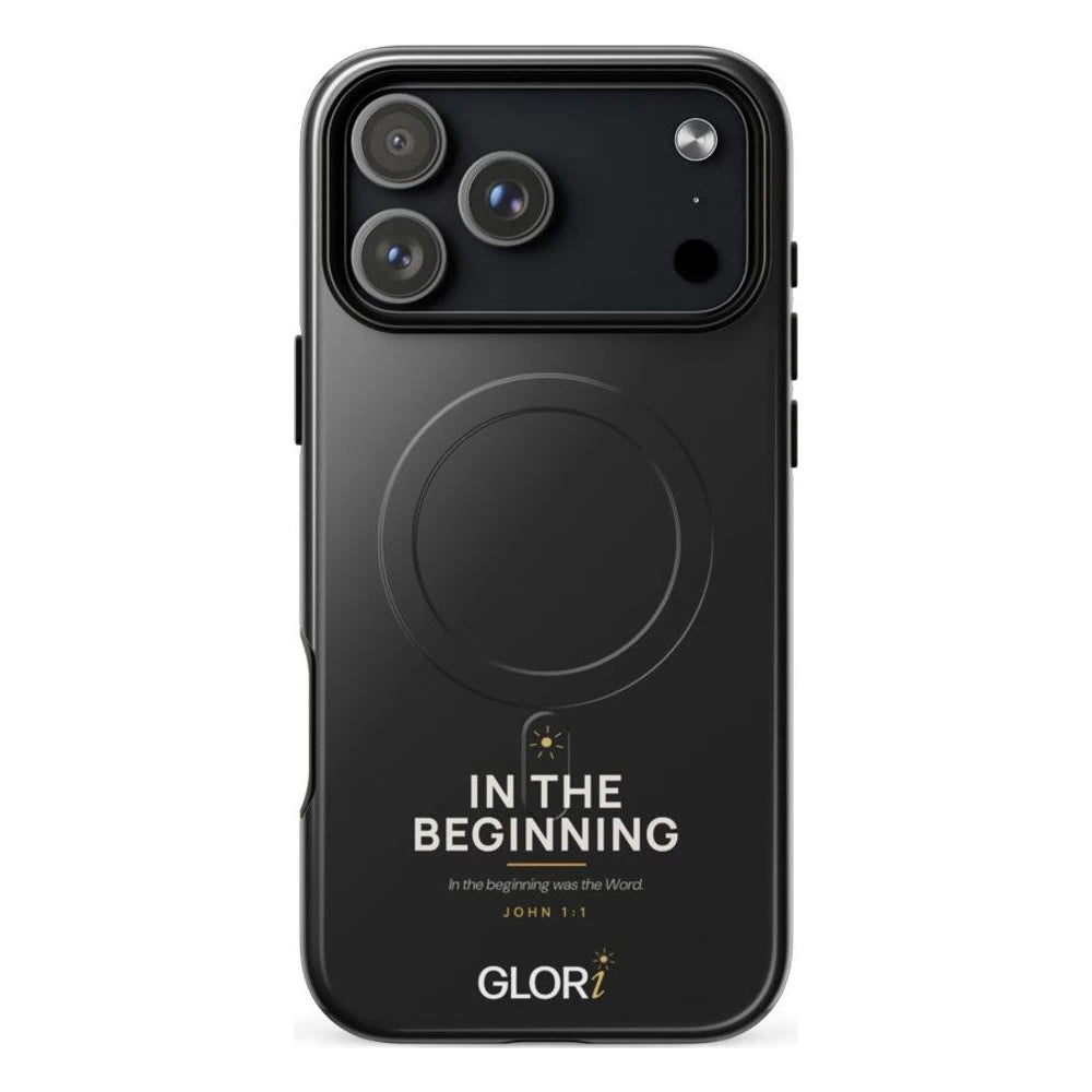 MagSafe Tough Case — In the Beginning — Black — iPhone 17 Pro Max