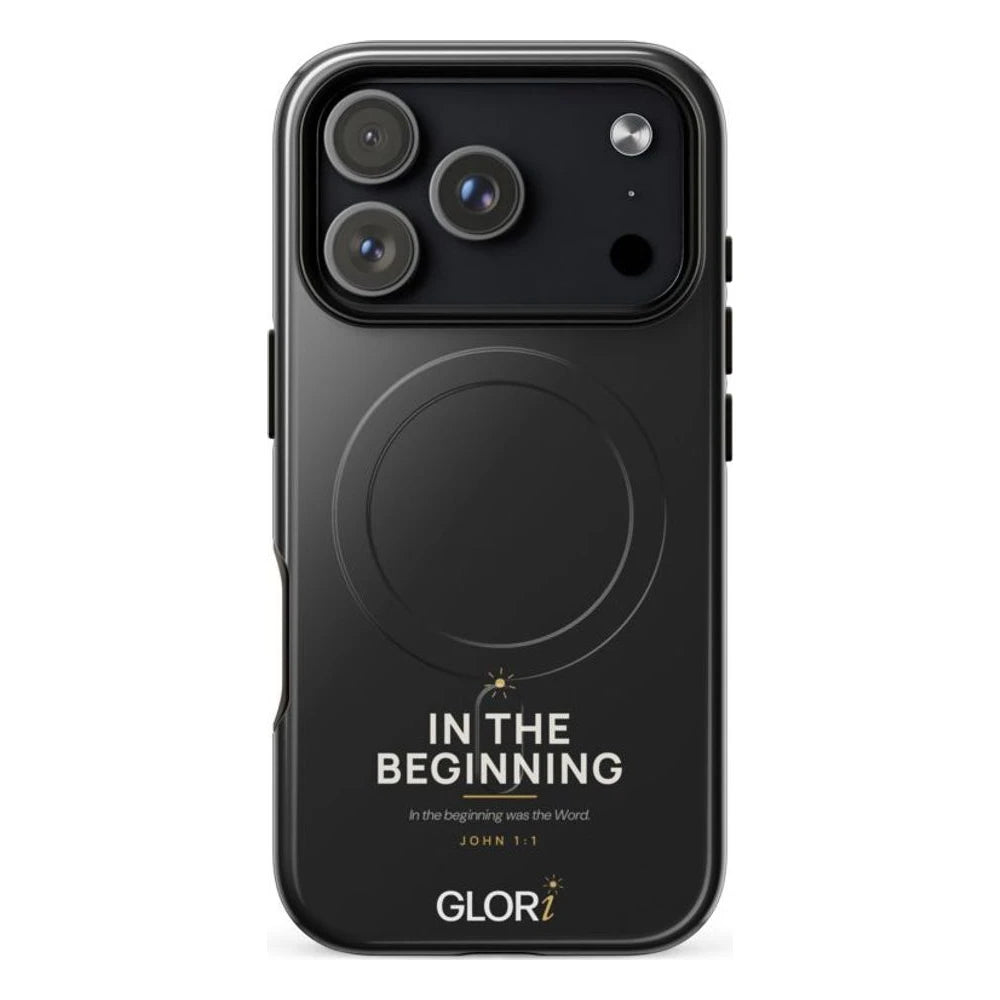 MagSafe Tough Case — In the Beginning — Black — iPhone 17 Pro